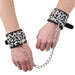 Wild Animal Print Wrist Restraints - Medieval Depot