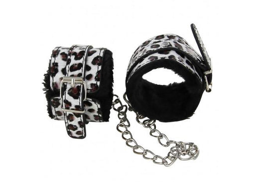 Wild Animal Print Wrist Restraints - Medieval Depot