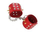 Fire Red Wrist Cuffs - Medieval Depot