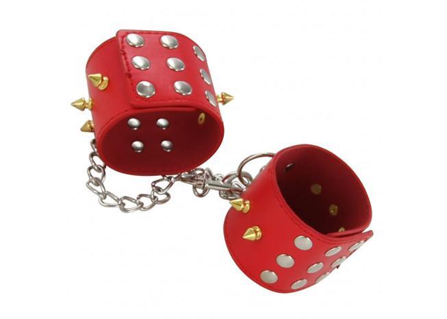 Fire Red Wrist Cuffs - Medieval Depot