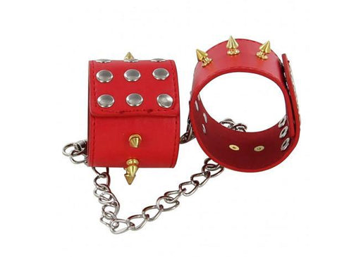 Fire Red Wrist Cuffs - Medieval Depot