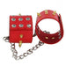 Fire Red Wrist Cuffs - Medieval Depot