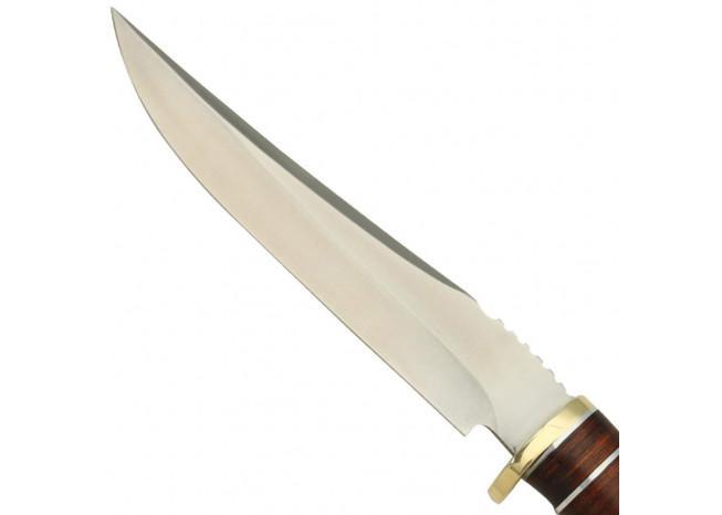 Jasper Woods Fixed Blade Skinning Wild Game Outdoor Knife - Medieval Depot