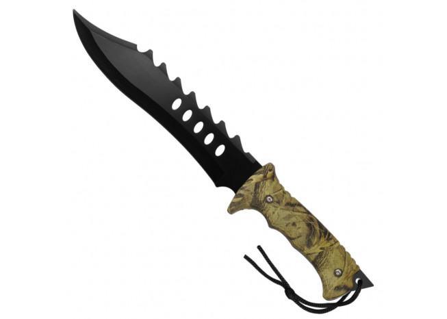 Autumn Trails Woodland Camo Hunting Knife - Medieval Depot