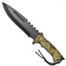 Foot Hills Woodland Camo Outdoor Knife - Medieval Depot