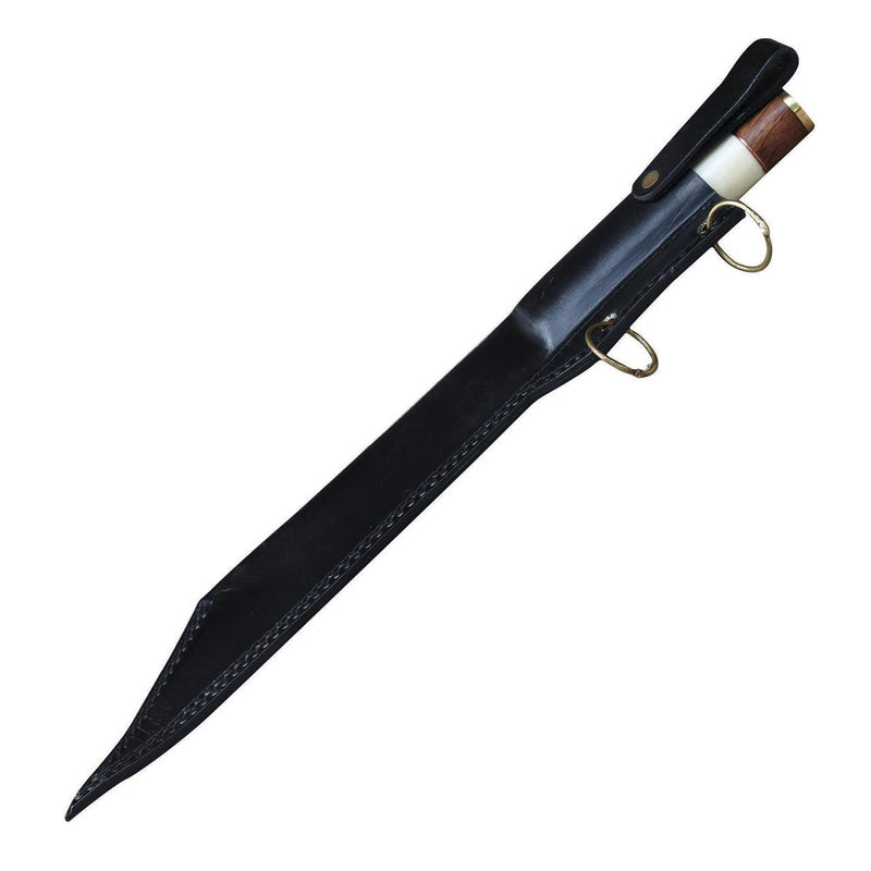 Seax Viking Hilda D2 Steel Sheesham Wood Bone Handle - Medieval Depot
