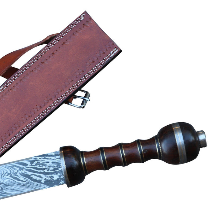 Handmade Damascus Steel Roman Gladius XV Legion Edition