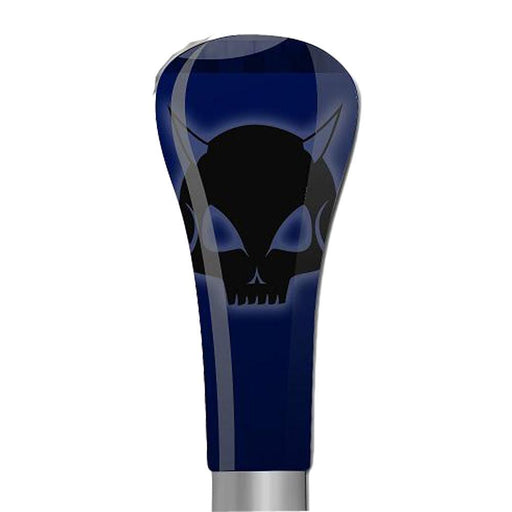 Devil's Skull Crusader Removable Blade Blue Sword Cane - Medieval Depot