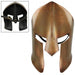 Ancient Greek Copper Spartan Battle Mask - Medieval Depot