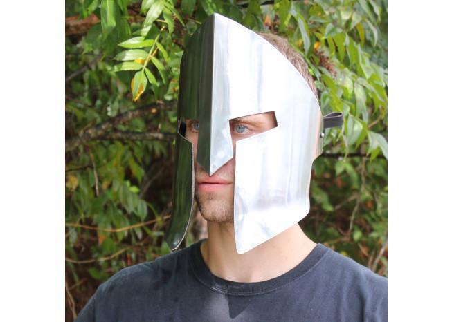 Ancient Mighty Spartan Facial Battle Mask - Medieval Depot