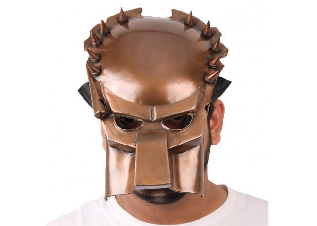 Fantasy Predator Warrior Copper Movie Battle Mask - Medieval Depot