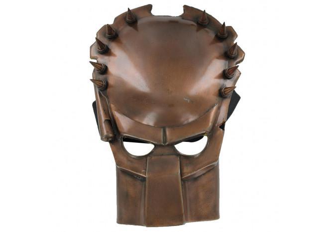 Fantasy Predator Warrior Copper Movie Battle Mask - Medieval Depot