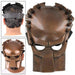 Fantasy Predator Warrior Copper Movie Battle Mask - Medieval Depot