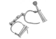 The Impaler Iron Medieval Chrome Restraints - Medieval Depot