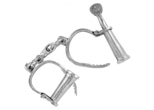 The Impaler Iron Medieval Chrome Restraints - Medieval Depot