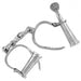 The Impaler Iron Medieval Chrome Restraints - Medieval Depot