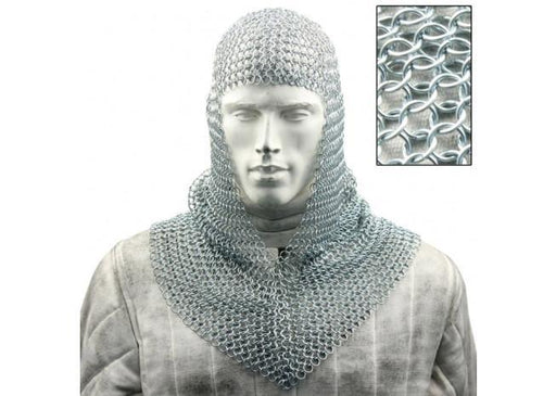 Battle Ready Chain Mail Coif Armor - Medieval Depot