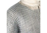 Haubergeon Replica Chain Mail Armor Long Shirt - Medieval Depot
