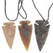 Native American Canowicake Arrowhead Necklace Set - Medieval Depot