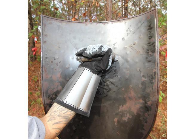 Fully Functional Handmade 16 Gauge Heater Shield - Medieval Depot
