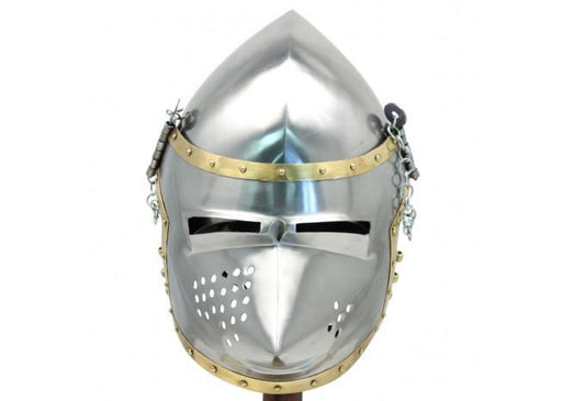 Medieval Hounskull Pigface Bascinet - Medieval Depot