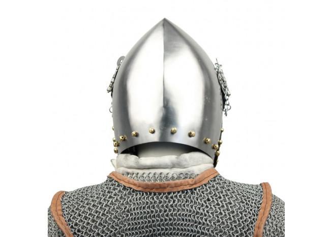 Medieval Hounskull Pigface Bascinet - Medieval Depot