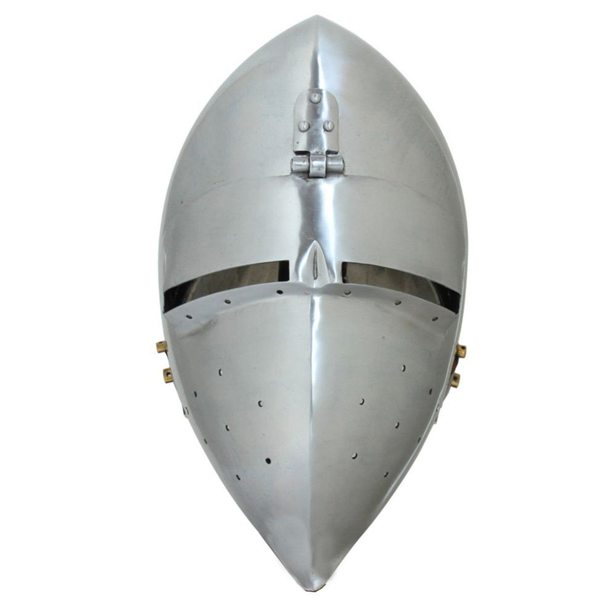 Medieval Bascinet Klappvisor Helmet — Medieval Depot
