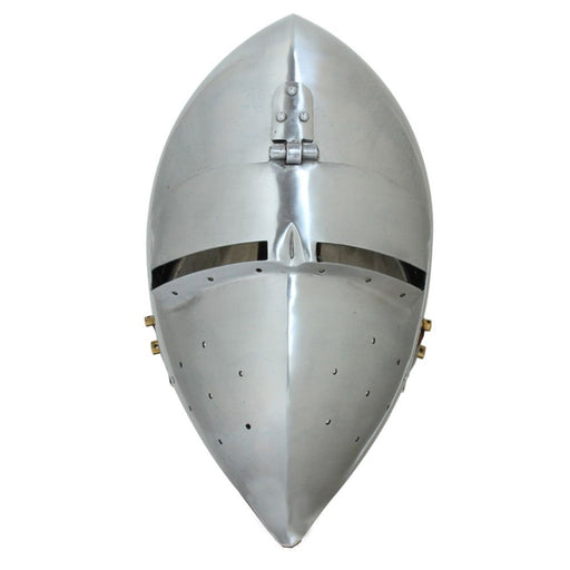 Medieval Bascinet Klappvisor Helmet