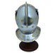 Helm’s Gates Golden Knight Steel Helmet - Medieval Depot