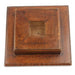 Square Base Wooden Helmet Stand - Medieval Depot