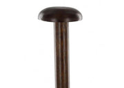 Round Base Wooden Helmet Stand - Medieval Depot
