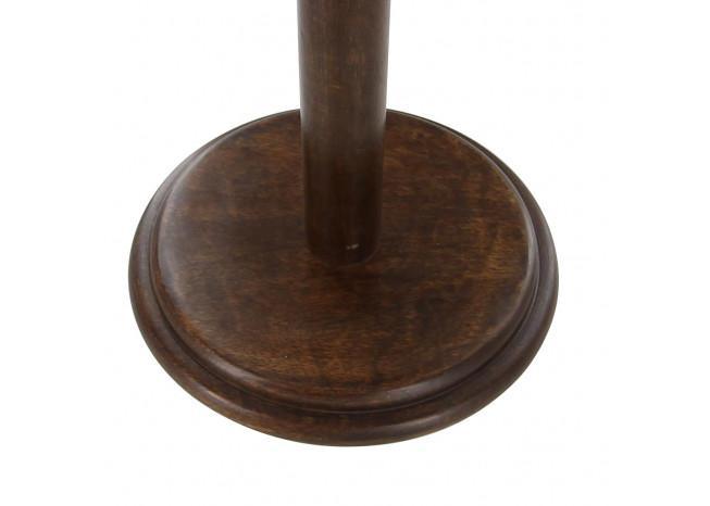 Round Base Wooden Helmet Stand - Medieval Depot