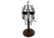 Round Base Wooden Helmet Stand - Medieval Depot