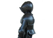 Medieval Mini Black Knight 14th Century Statute - Medieval Depot