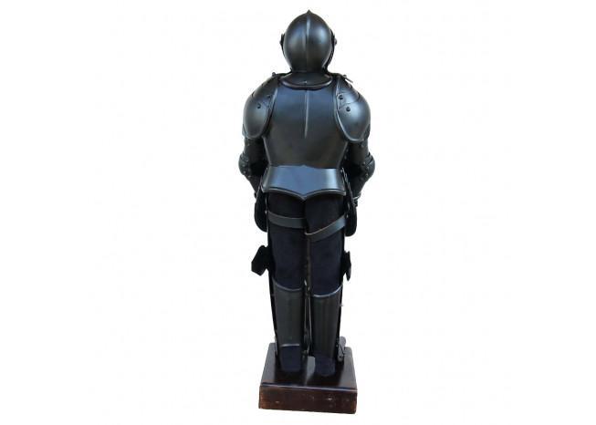 Medieval Mini Black Knight 14th Century Statute - Medieval Depot