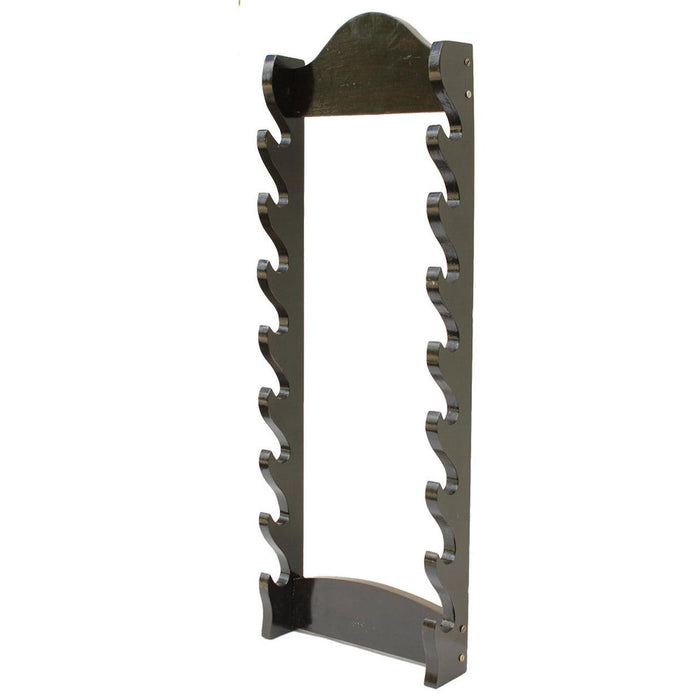 Premium Eight Tier Solid Wall Sword Display - Medieval Depot