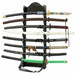 Premium Eight Tier Solid Wall Sword Display - Medieval Depot