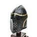 The Cursed Black Knight Functional Medieval Helmet Armor - Medieval Depot