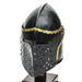 The Cursed Black Knight Functional Medieval Helmet Armor - Medieval Depot