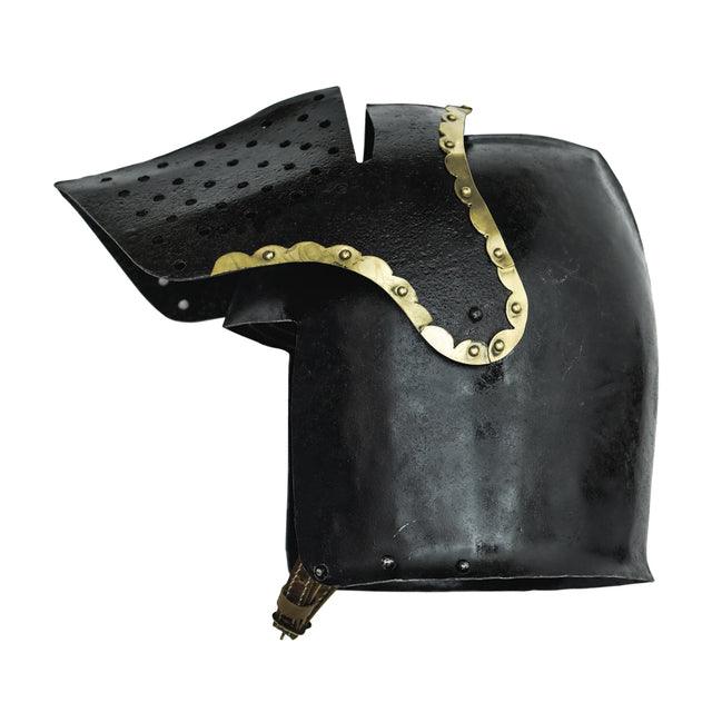 The Cursed Black Knight Functional Medieval Helmet Armor - Medieval Depot