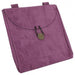 Hint of Royalty Purple Suede Leather Pouch - Medieval Depot