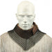 Blackened Chainmail Bishops Mantle Collar Armor - Medieval Depot