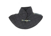Cotton Armor Padding Collar Medieval Garment Black - Medieval Depot