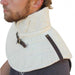 Cotton Padding Collar Armor Medieval Garment White - Medieval Depot