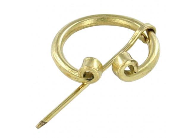 Ophelia's Beautiful Pure Brass Brooch - Medieval Depot