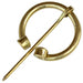 Ophelia's Beautiful Pure Brass Brooch - Medieval Depot