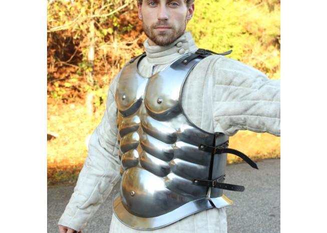 Forged Roman Conqueror Muscle Cuirass Body Armor - Medieval Depot