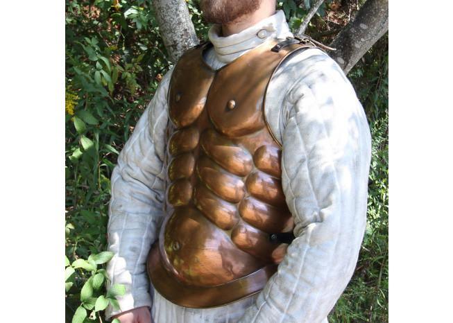 Medieval Roman Greek Muscle Body Armor Cuirass Brass Finish - Medieval Depot