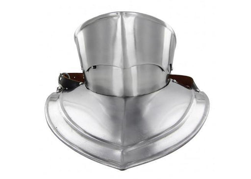 Handmade Medieval Gothic Revival 16g Bevor Armor - Medieval Depot