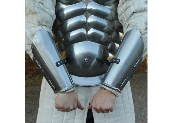 Cavalier Plate Armor Bracers - Medieval Depot